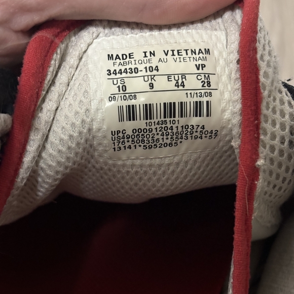 Nike Dunk Air Zoom Dunkesto 2007    White/Black-Sport Red/Dark Grey - Picture 3 of 4